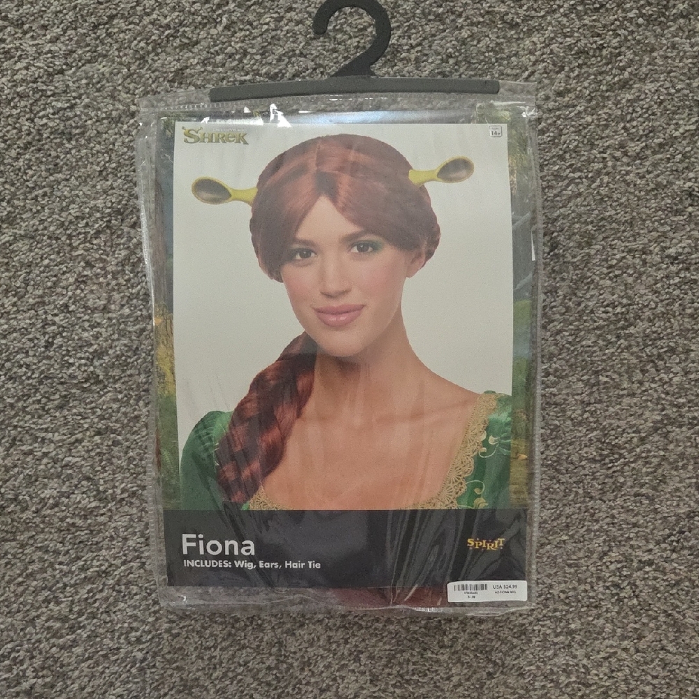 Fiona Wig with Ears - Red